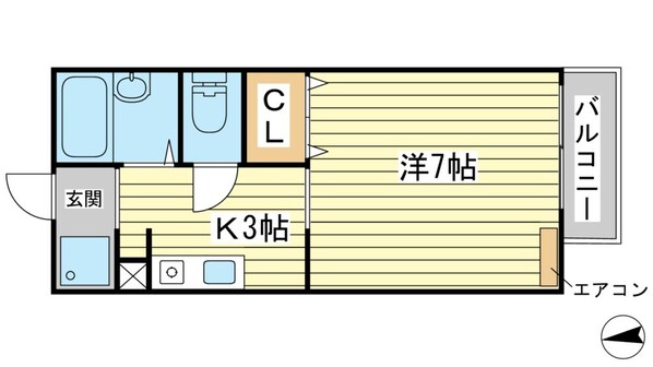 ラフィーネ赤穂　弐番館の物件間取画像